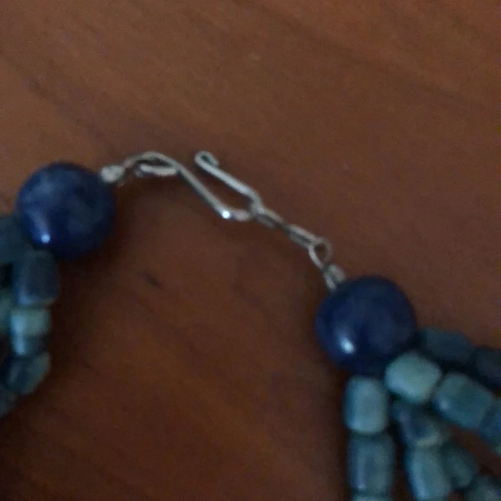 Stone and shell necklace
